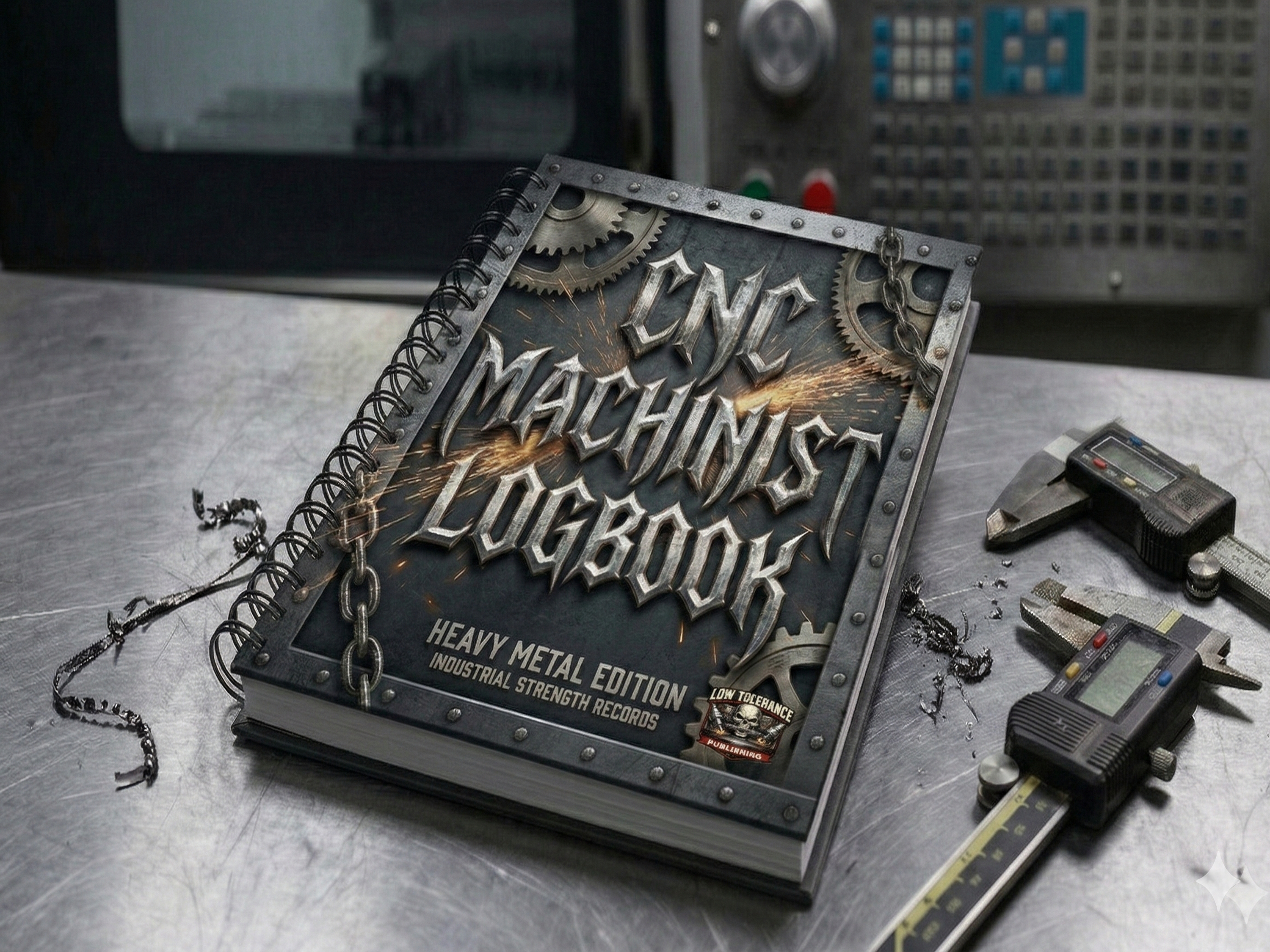 CNC Machinist logbooks (Buy 3 or more Ships Free!)