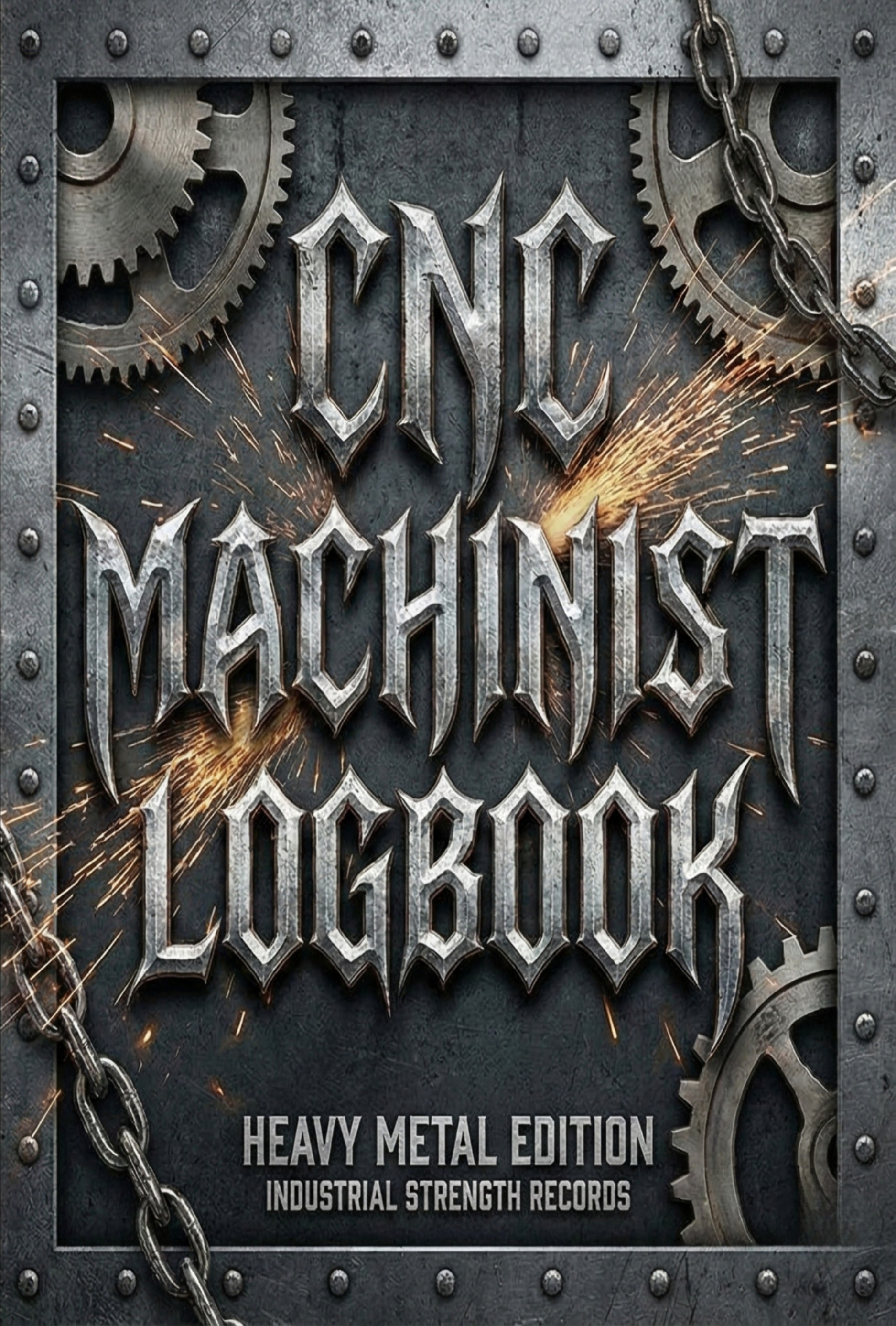 CNC Machinist logbooks (Buy 3 or more Ships Free!)