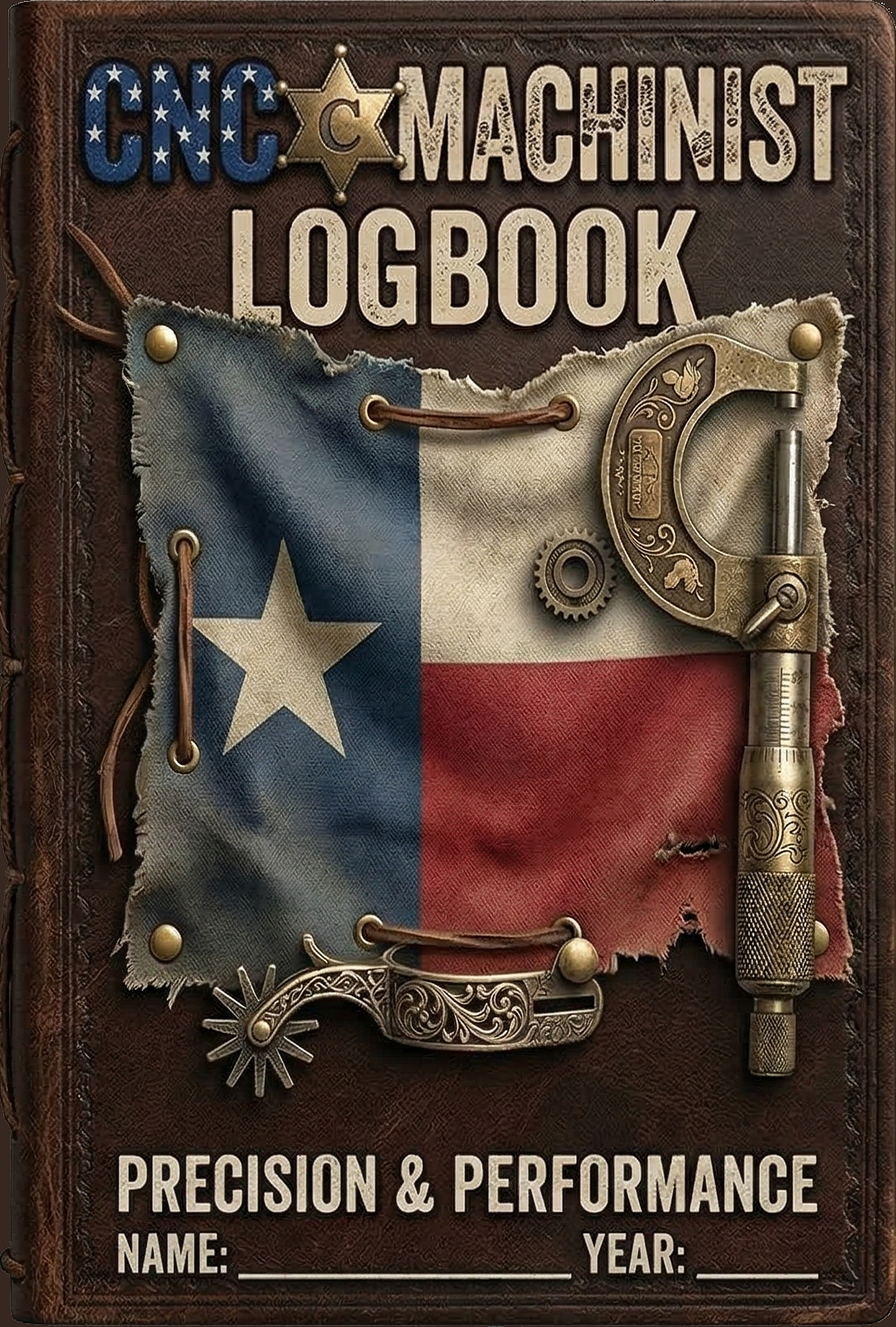 CNC Machinist logbooks (Buy 3 or more Ships Free!)